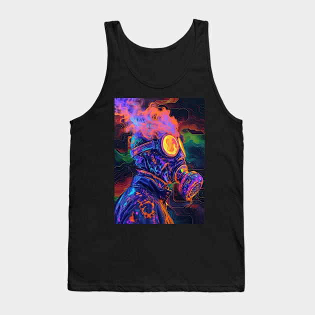 Gas Mask Overflow Tank Top by wumples